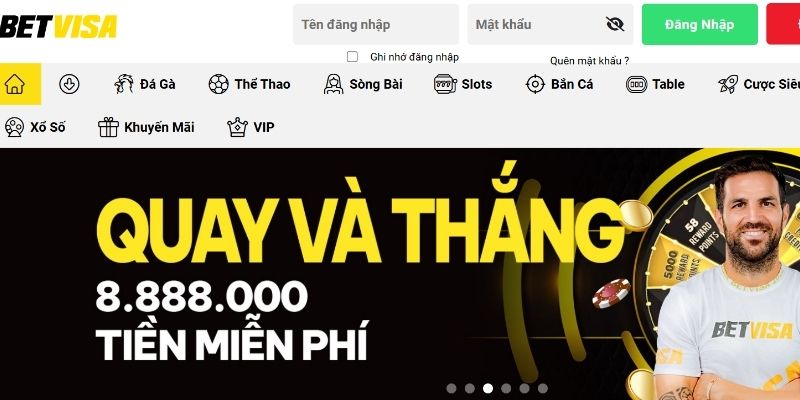 Ưu đãi khi đăng ký tại Betvisa